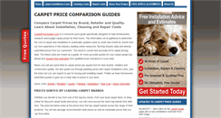 Desktop Screenshot of carpetpriceguides.com